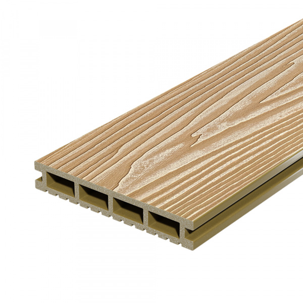 Террасная доска DOCKE DECKING Urban Медовый Клён (орех) 150х24х3000 0,45м2 фото