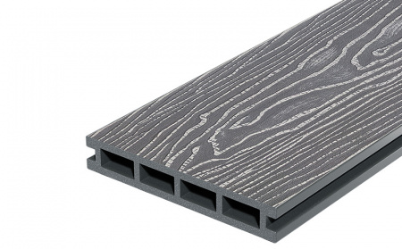 Террасная доска DOCKE DECKING Country Дымчатый Дуб (серый) 150х24х3000 0,45м2 фото