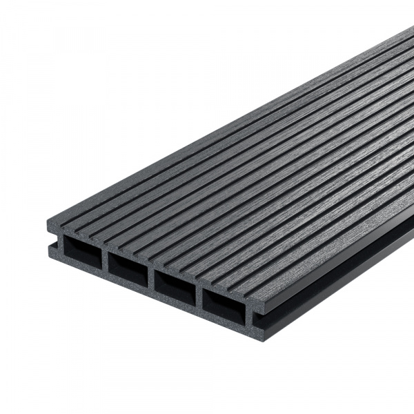 Террасная доска DOCKE DECKING Urban Жженый Кедр (графит) 150х24х3000 0,45м2