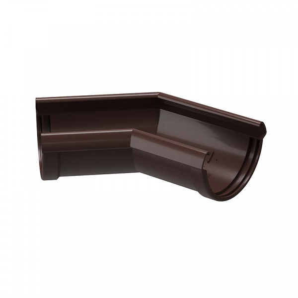 Угол желоба универсальный 135гр Docke Люкс Коричневый (Шоколад)