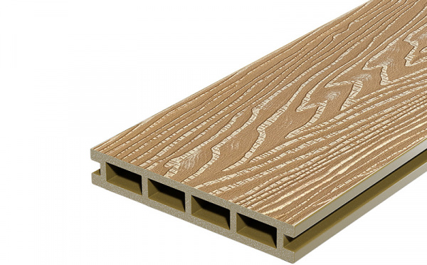 Террасная доска DOCKE DECKING Country Медовый Клён (орех) 150х24х3000 0,45м2 фото